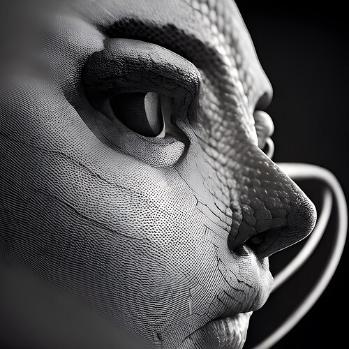 future-and-quality-female-rodin-sculpture-super-melted-surreal-3-projections-of-abstract-shapes-m-475769670