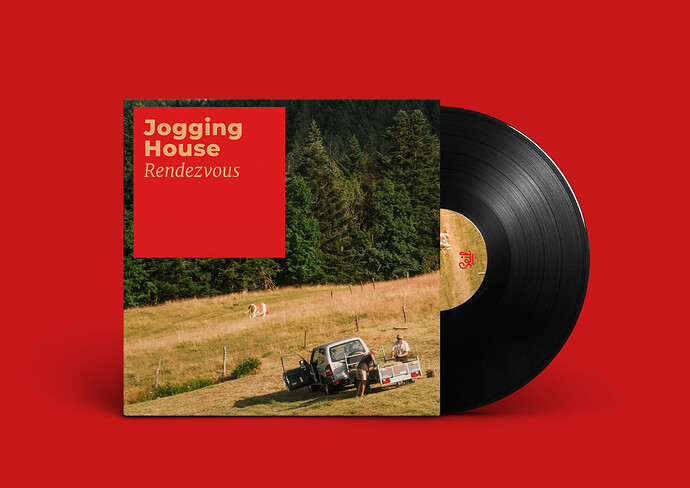 Jogging House - Rendezvous - Vinyl Mockup
