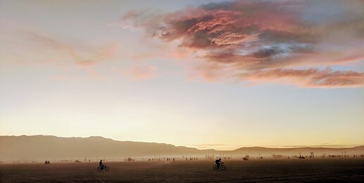 Gathering for temple burn 2019