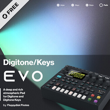 Download Free Evo Patch for Digitone and Digitone Keys by Floppydisk Pirates