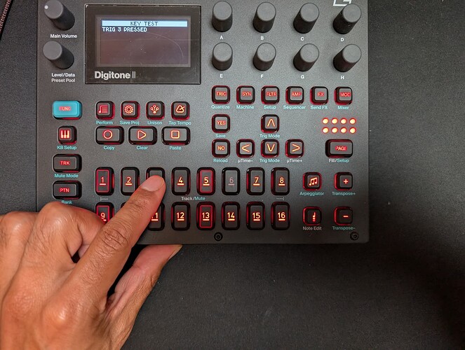 digitone red led broken