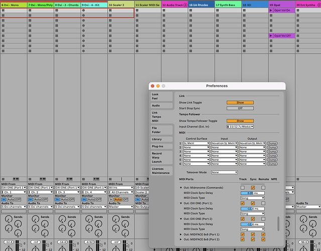 Oxi One - Midi timing offset