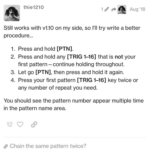 Pattern Mode