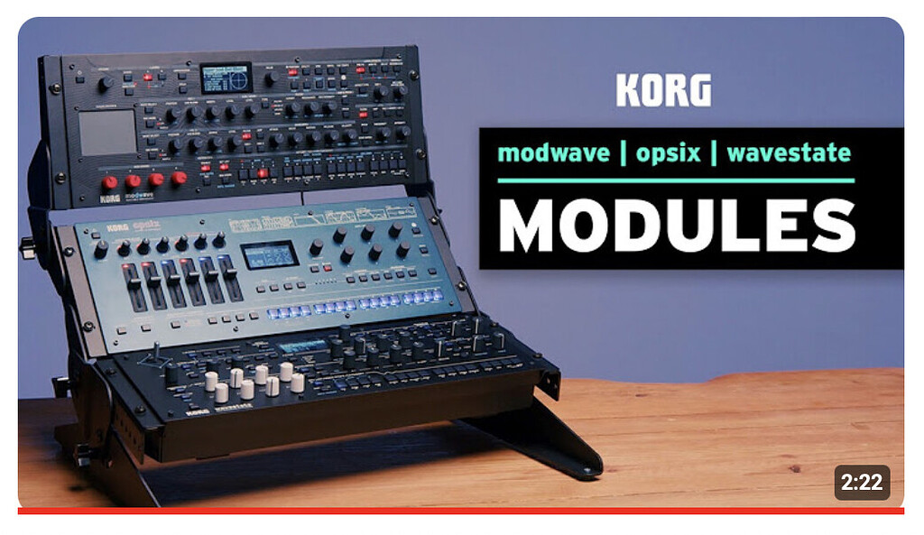 Three tier stand shown in the Korg OpSix M video? - Other Gear