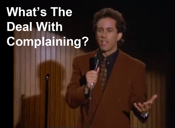 complaining