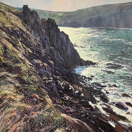Nanjizal%20from%20Carn%20Cravah%20oil%20on%20canvas