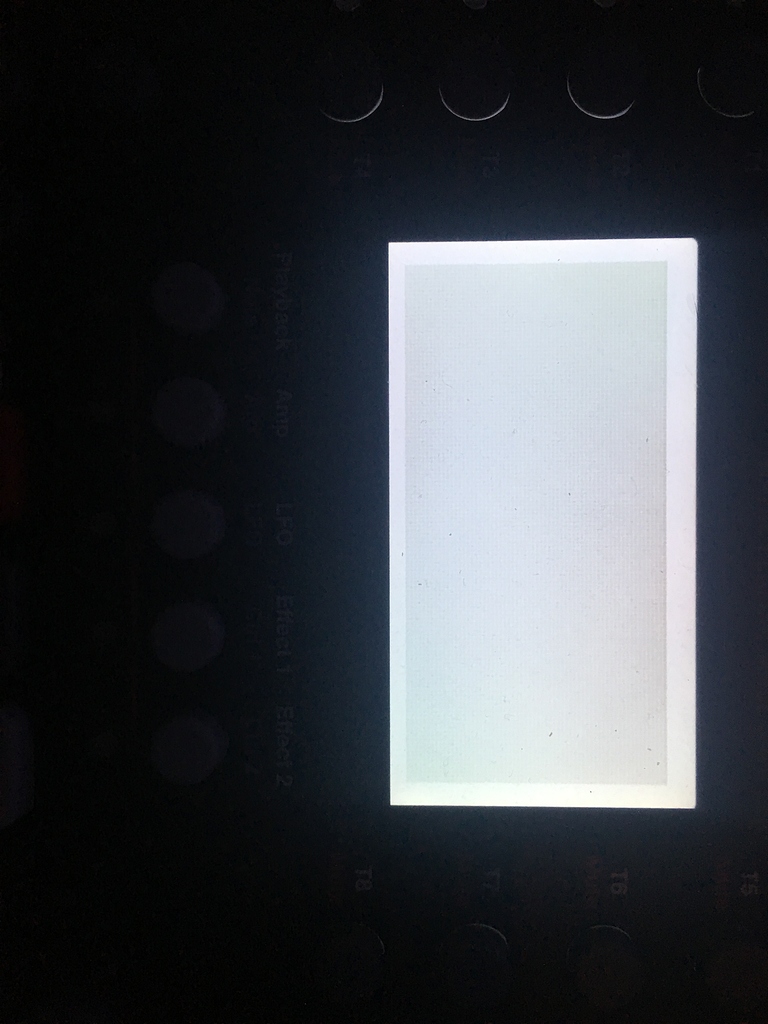 Octatrack blank screen and no boot up - Octatrack - Elektronauts
