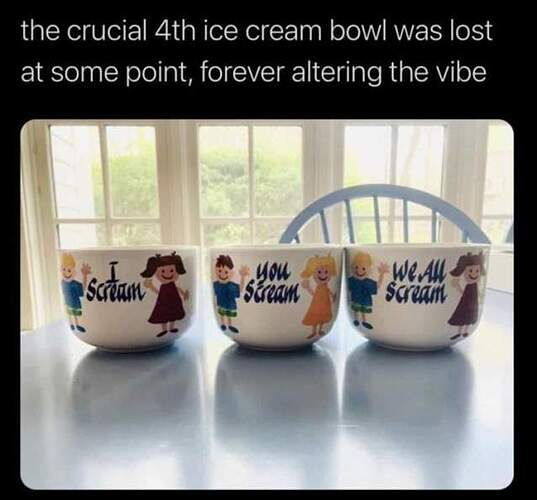 ice cream bowl