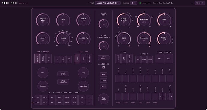 Mood editor - v3 revision screenshot