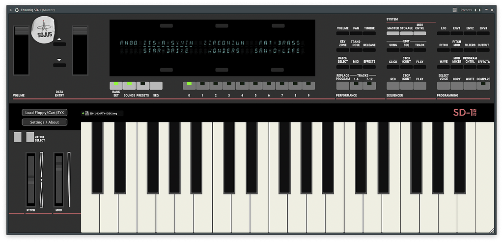 Ensoniq SD-1 32-Voice VST Emulation [Mac/Win] - Other Gear