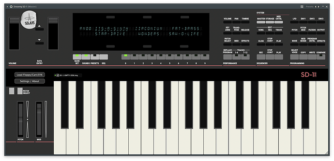 Ensoniq SD-1 32-Voice VST Emulation [Mac/Win] - Other Gear