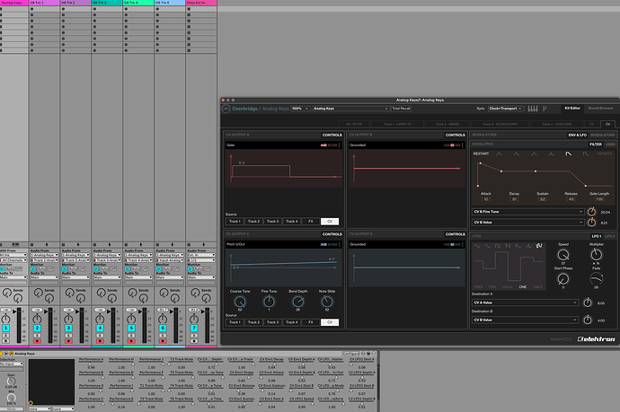 Showing Parameters added to AK Plug-in, still no sound