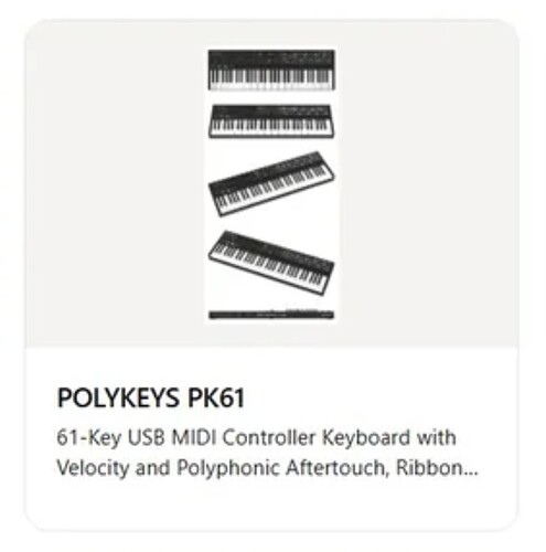 Behringer PK61 Leak