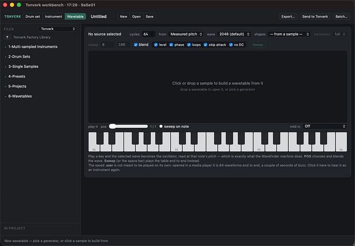 Wavetable