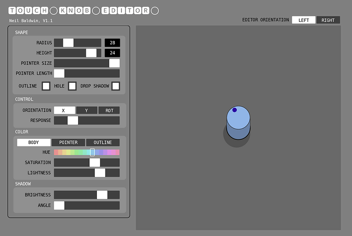 Touch-Knob-Editor
