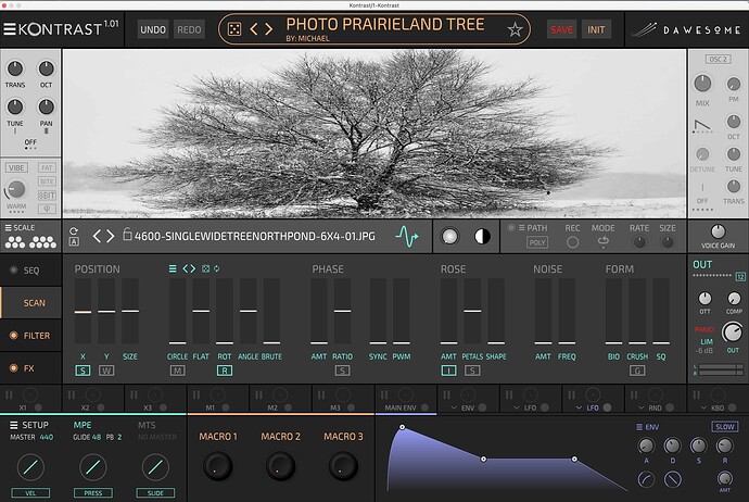 Screenshot of Kontrast Prairieland Photo