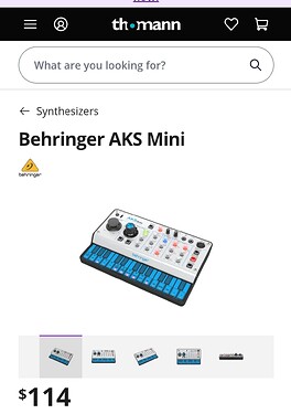 Behringer AKS Mini at Thomann