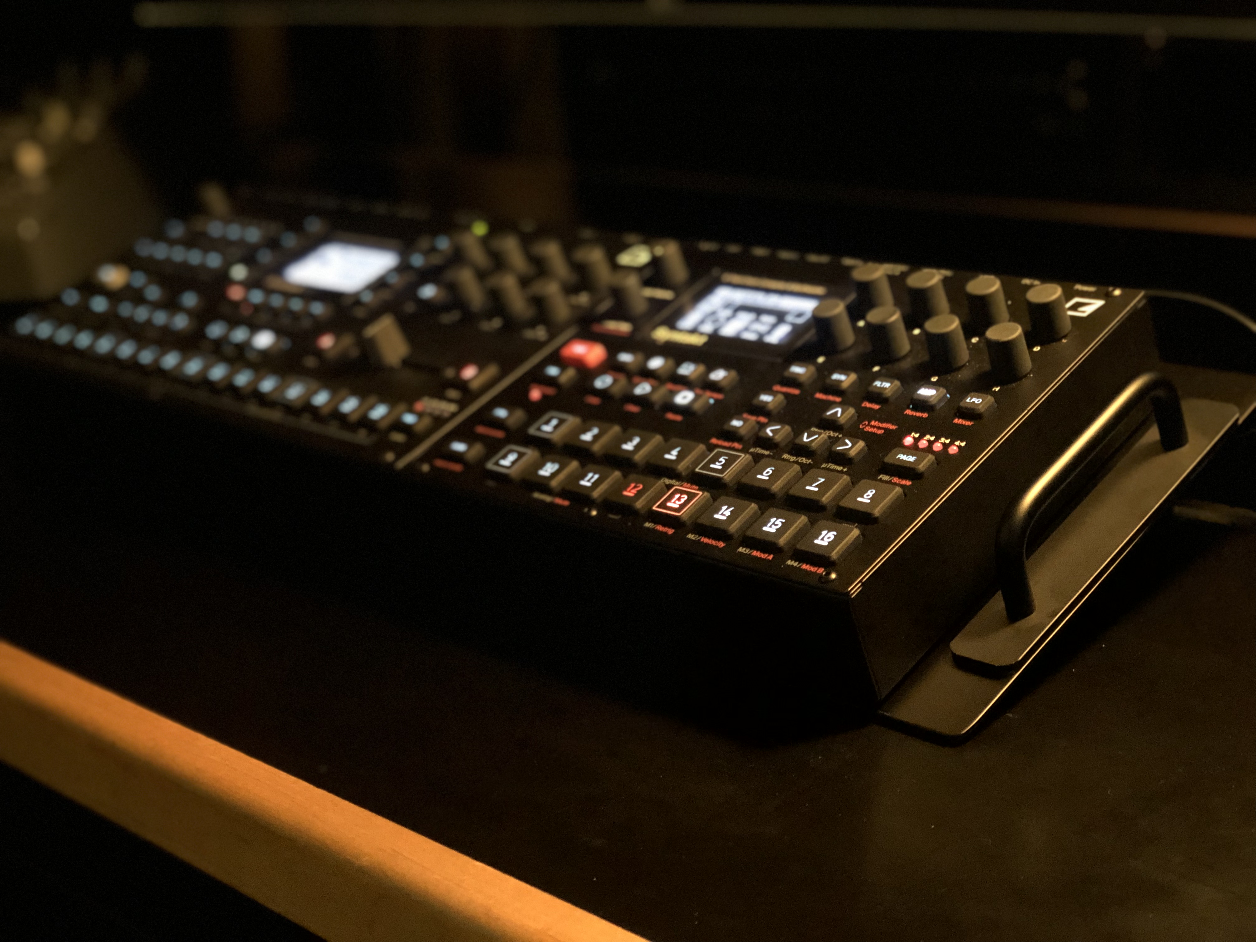Stand I made for Octa+Syntakt - Elektron Gear - Elektronauts