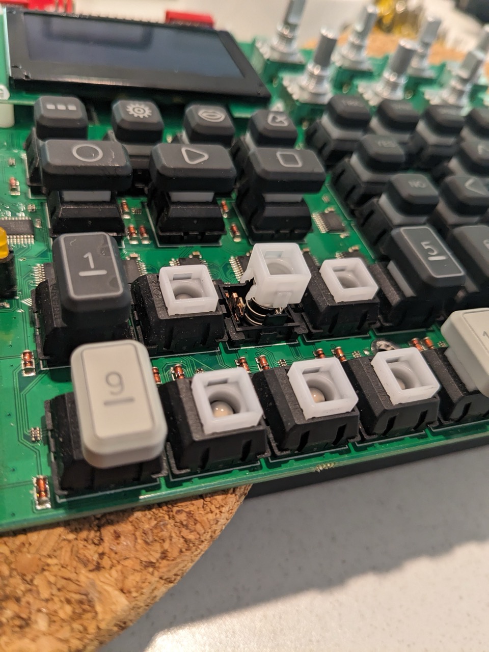 Managed to repair a flaky button on the Digitone (same type of