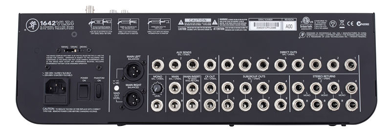 Mackie 1642 VLZ4 - Other Gear - Elektronauts