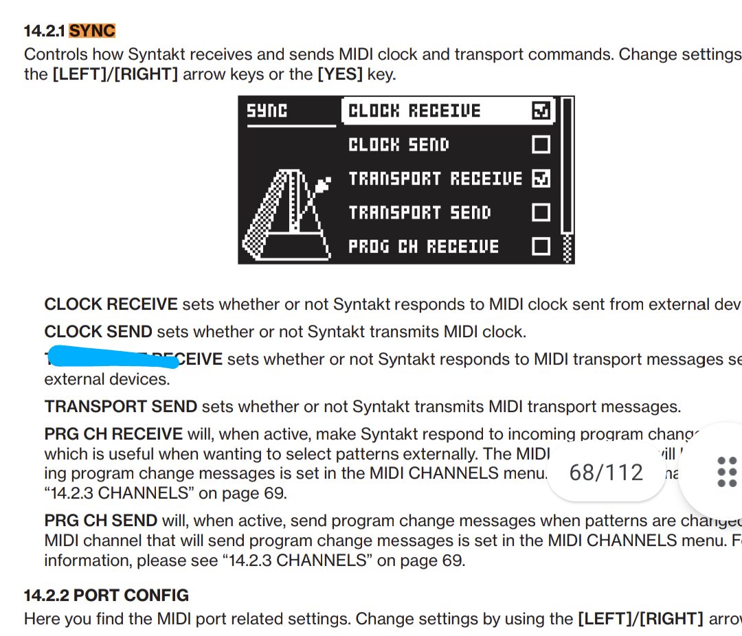 Syntakt clock to Pamela - Syntakt - Elektronauts