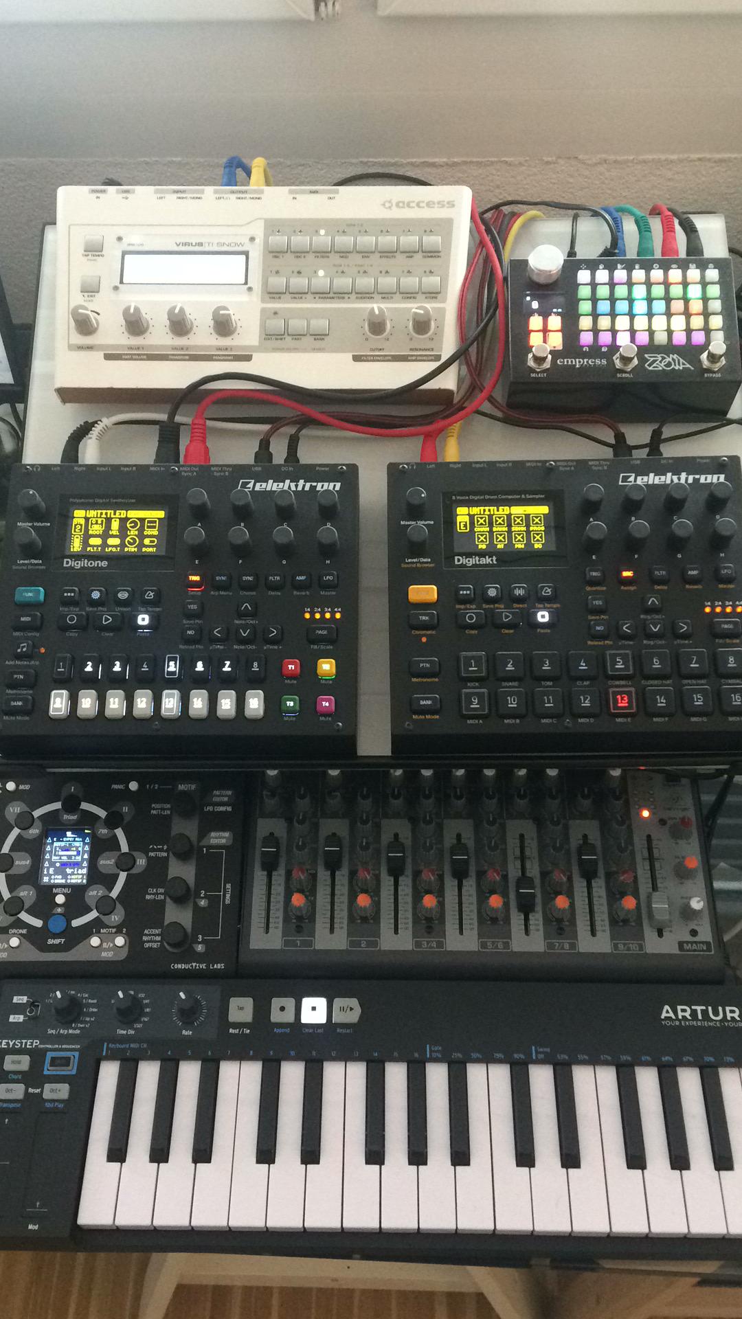 Computer Mix Table Looking for a portable Mix table for Synths(cue and returns) - Elektron ...