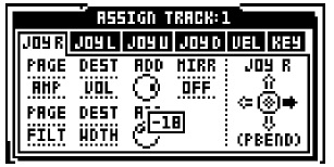 Joystick Menu
