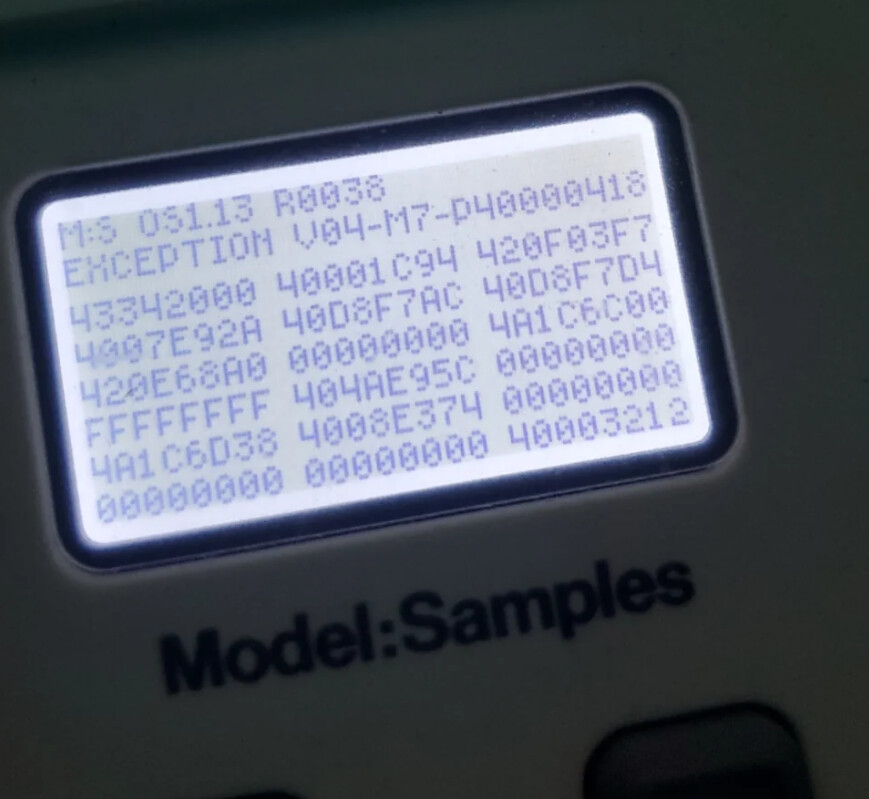 Model:Samples Crash Error - Model:Samples - Elektronauts