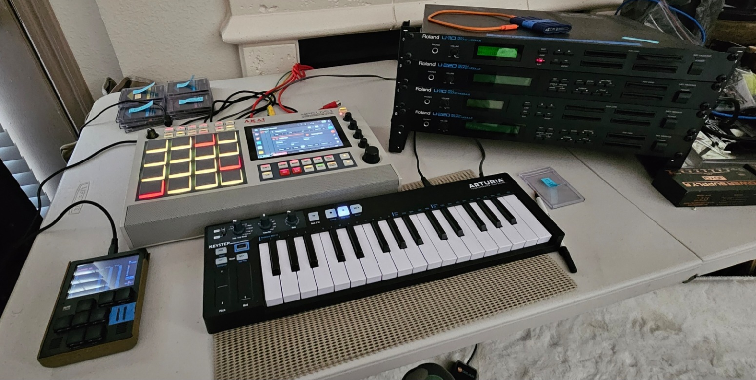Roland U-220 音源モジュール＋ 拡張カード SN-U110-01 Roland U-110, U-220, full SN-U110 expansion card catalog