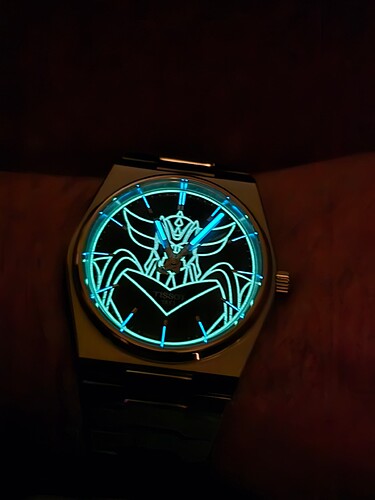 lume Tissot PRX UFO Robot Grendizer