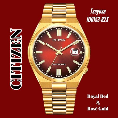 + NJ0153-82X 'Royal Red & Rosé' Gold'