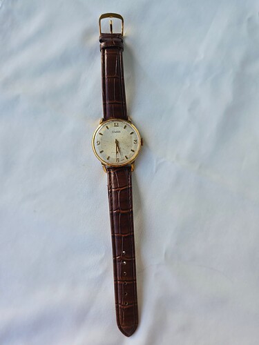 Duward Jumbo met croco print leren band