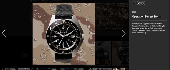 Galletwatch com website famous timepieces