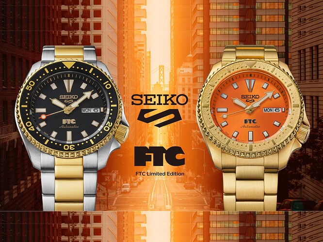 Seiko-FTC-collab-watches