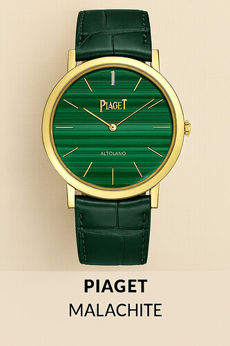 Piaget Altiplano met Malachite wijzerplaat