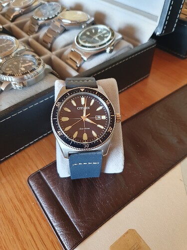 Citizen eco frive blauwe wp