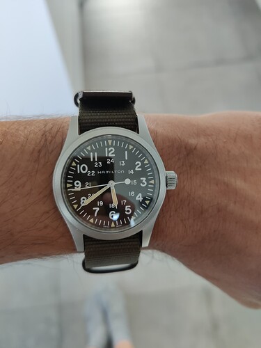 Alternatieve horlogebandjes voor Hamilton khaki 38mm