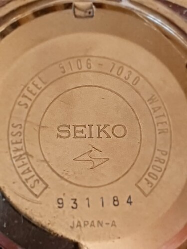 Seikomatic-P case back