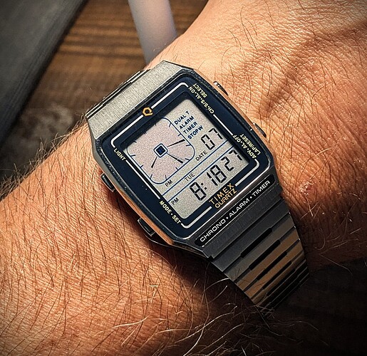 timex anadigi