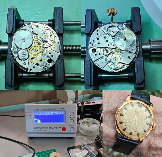 ETA 1080 KODY 1950s servicebeurt gehad