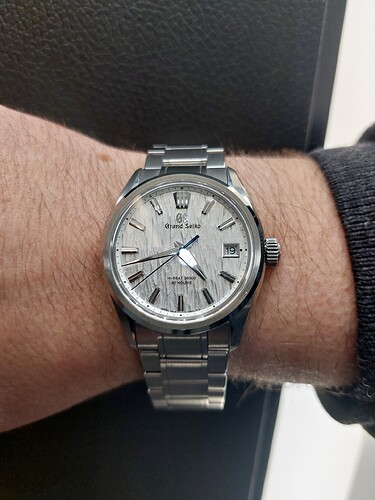 Grand Seiko SLGH005 “White Birch”, Seiko Boutique, Amsterdam