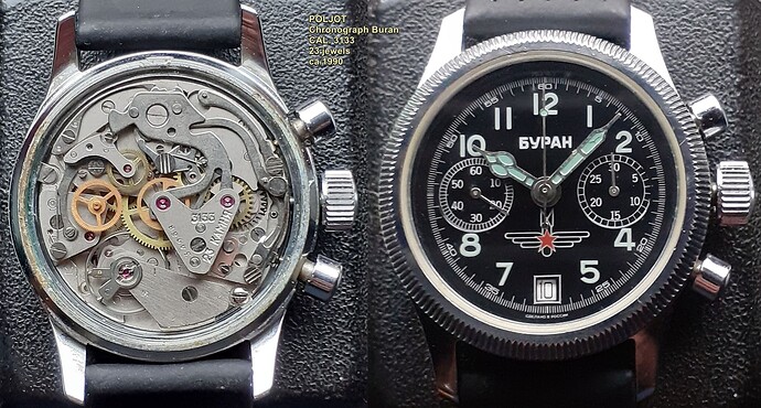 POLJOT Buran 3133 Chronograph