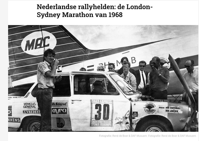 Daf Londen Sydney rally