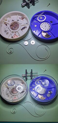 Cal F 4004 onderdelen gereed voor montage