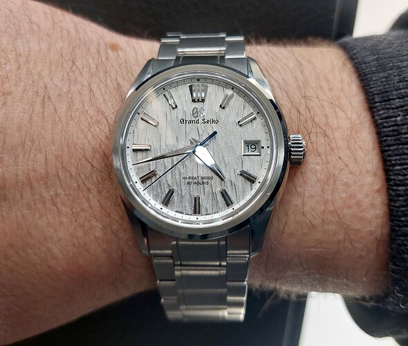 Grand Seiko SLGH005 “White Birch”, Seiko Boutique, Amsterdam