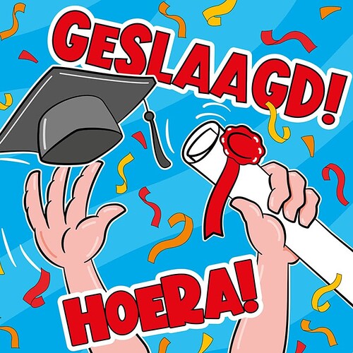 paperdreams-huldeschild-geslaagd-cartoon