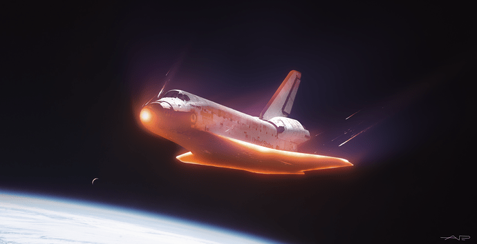 Space shuttle heatshield