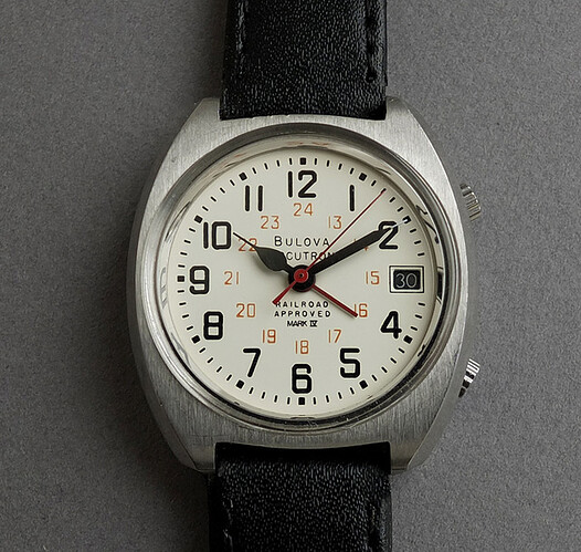 Bulova railroad dual time