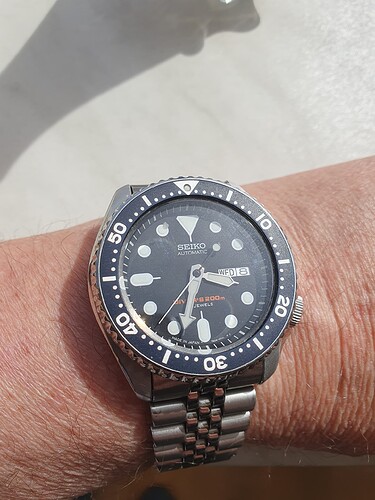 Seiko SKX007j Woensd. 8e