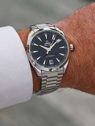 Omega-Seamaster-Aqua-terra-Black-Dial-Glossy-2024-41mm-38mm-34mm-review-2